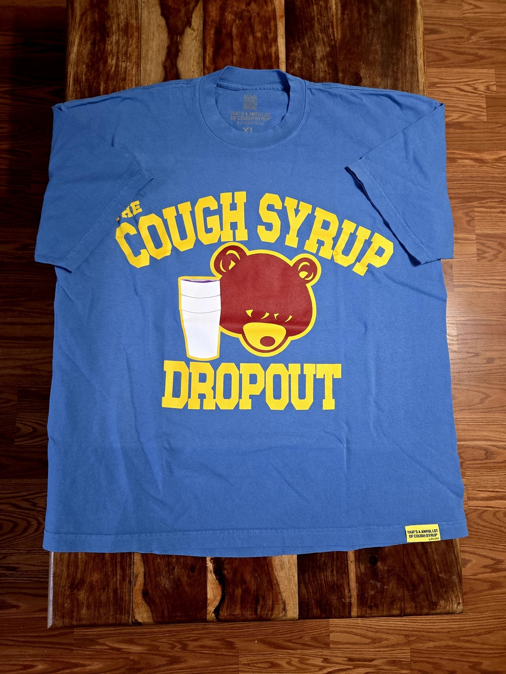 ALOCS Men's "Dropout" Graphic Tee. Size X-Large